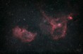 Heart and Soul Nebulae (IC1805, IC1848)